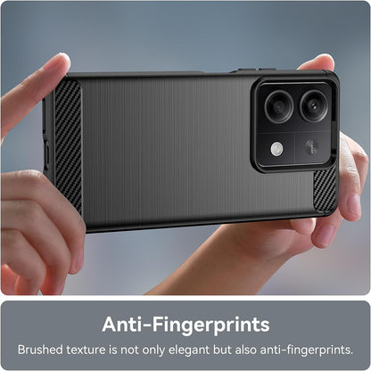 Funda para Xiaomi Redmi Note 13 5G, Techsuit, Carbono, Negra