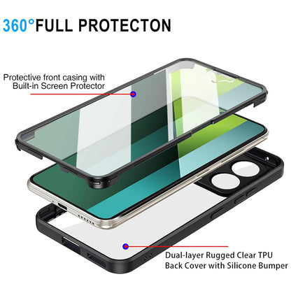 Funda para Xiaomi Redmi Note 13 5G, Techsuit, ColorVerse 360, Morado
