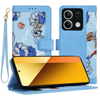 Funda para Xiaomi Redmi Note 13 5G, Techsuit, FlipCraft, Azul