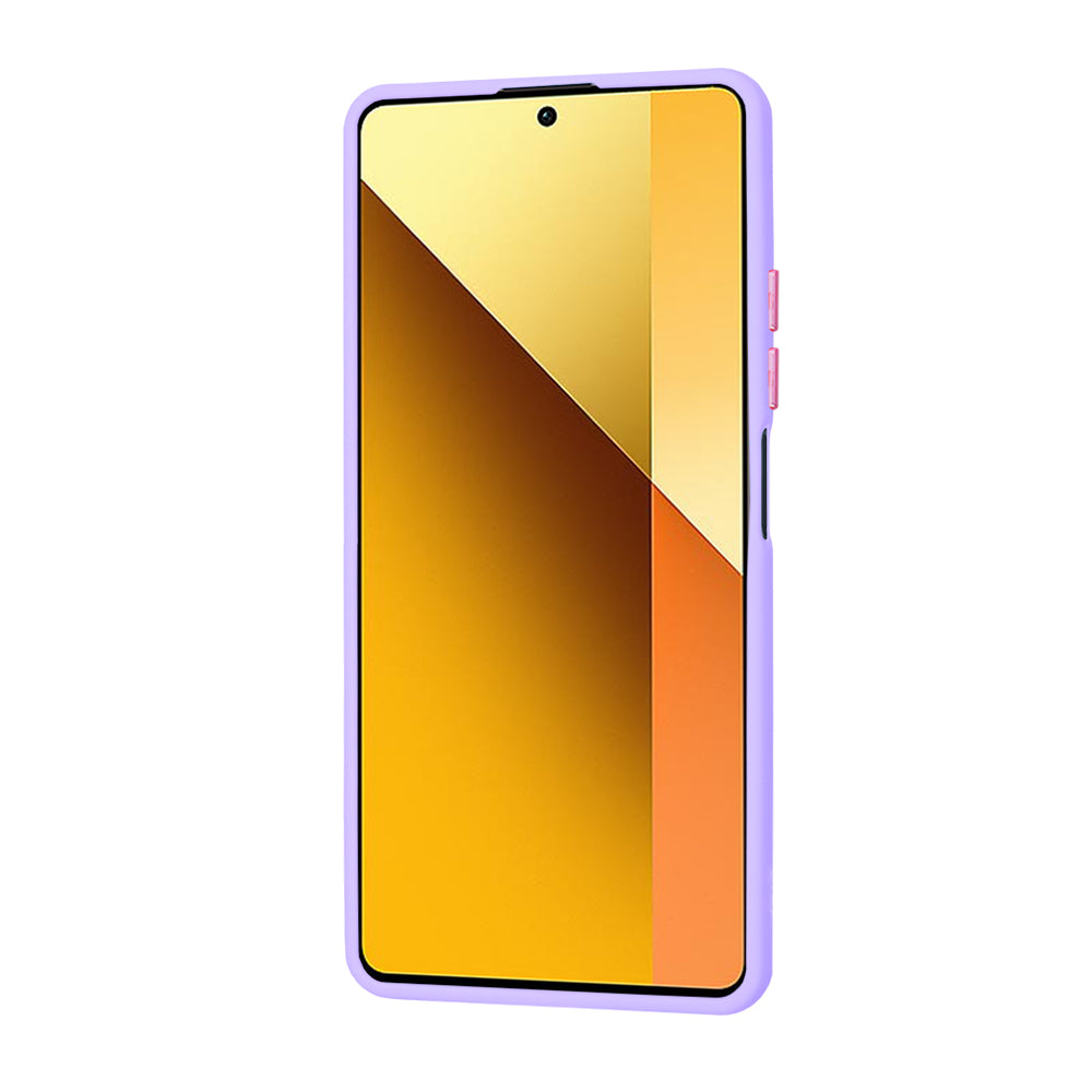 Funda para Xiaomi Redmi Note 13 5G, Techsuit, HaloFrost, Morado Claro