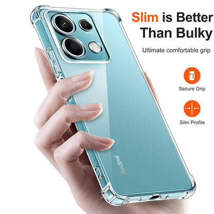 Funda para Xiaomi Redmi Note 13 5G, Techsuit, Antigolpes Transparente, Transparente