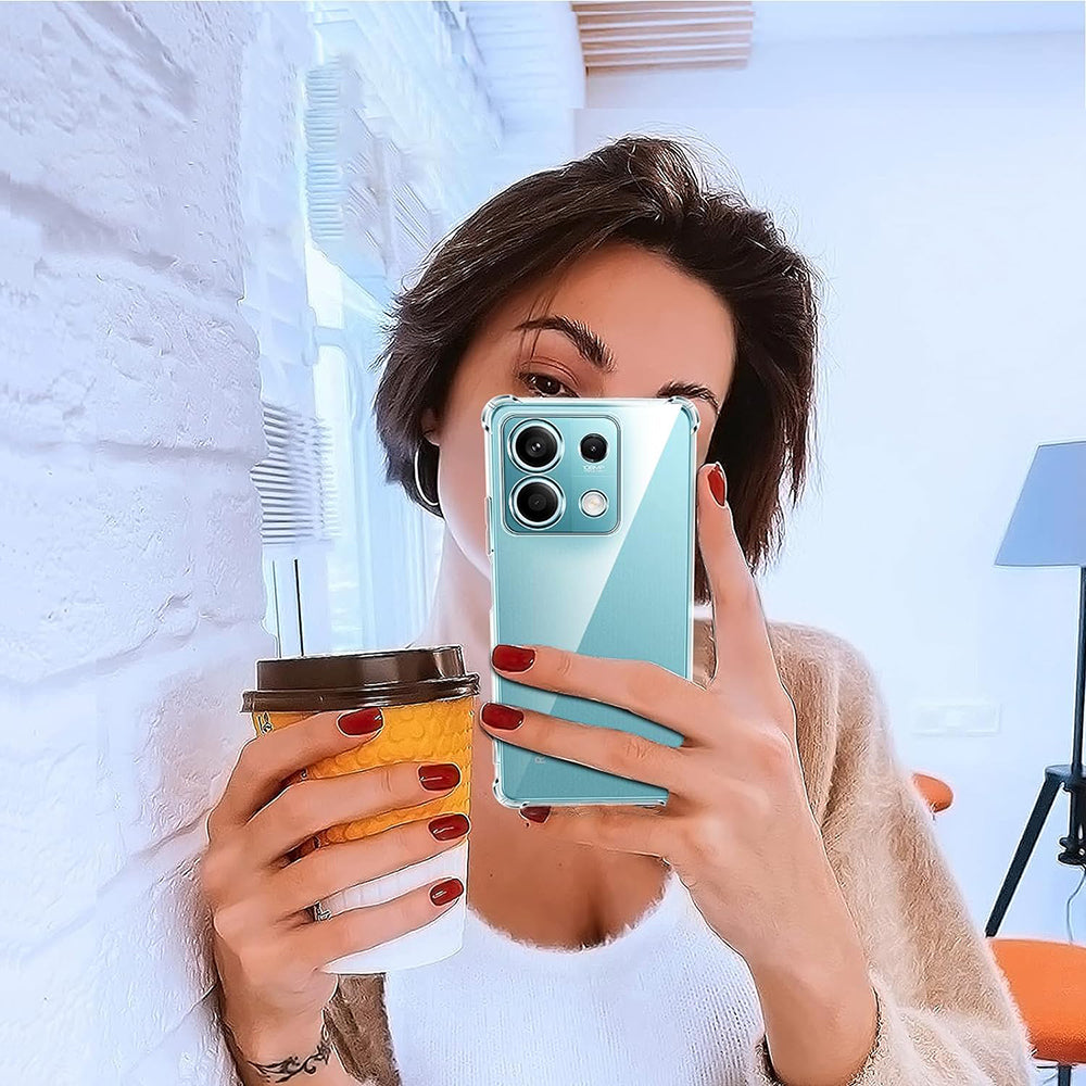 Funda para Xiaomi Redmi Note 13 5G, Techsuit, Antigolpes Transparente, Transparente