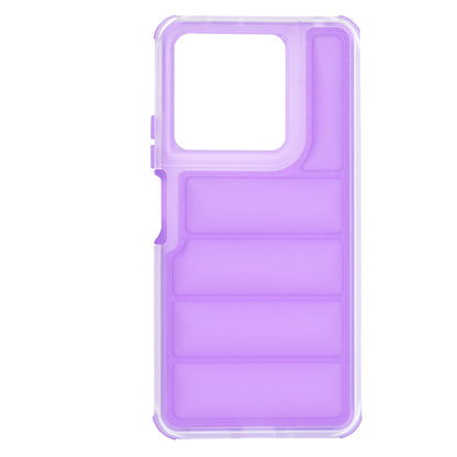 Funda para Xiaomi Redmi Note 13 5G, Techsuit, Wave Shield, Morado