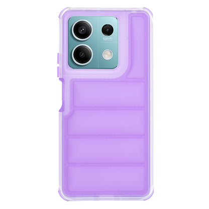 Funda para Xiaomi Redmi Note 13 5G, Techsuit, Wave Shield, Morado