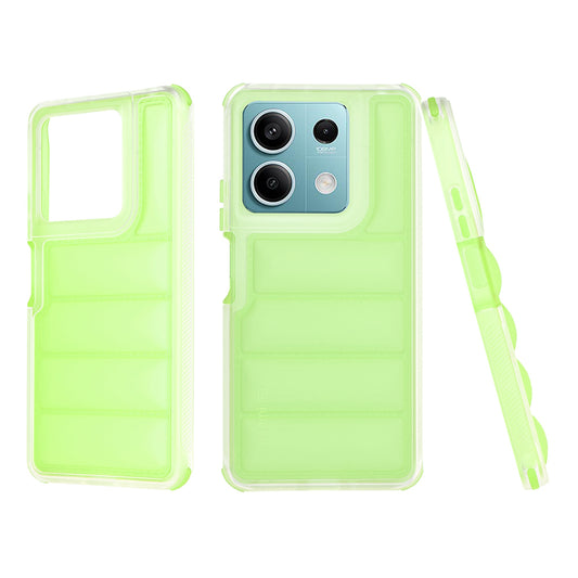 Funda para Xiaomi Redmi Note 13 5G, Techsuit, Wave Shield, Verde