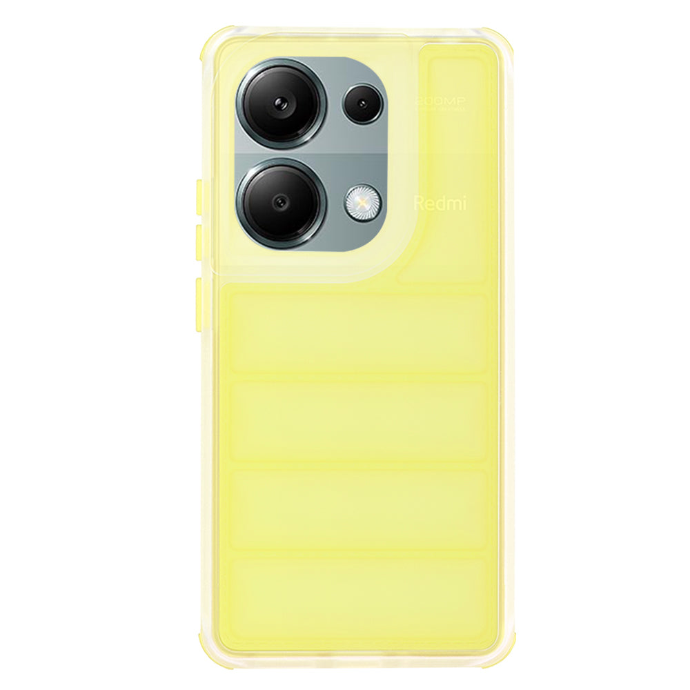 Case for Xiaomi Redmi Note 13 Pro 4G / Poco M6 Pro 4G, Techsuit, Wave Shield, Yellow