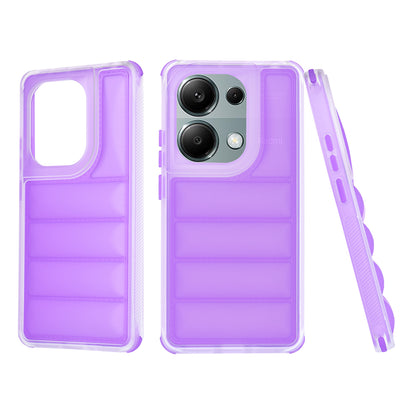 Funda para Xiaomi Redmi Note 13 Pro 4G / Poco M6 Pro 4G, Techsuit, Wave Shield, Morado