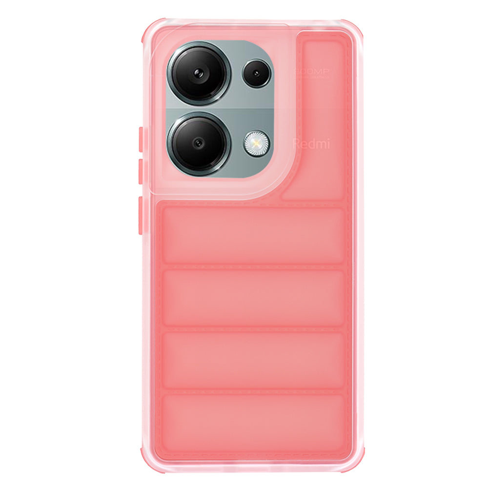 Funda para Xiaomi Redmi Note 13 Pro 4G / Poco M6 Pro 4G, Techsuit, Wave Shield, Roja