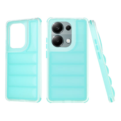 Funda para Xiaomi Redmi Note 13 Pro 4G / Poco M6 Pro 4G, Techsuit, Wave Shield, Turquesa