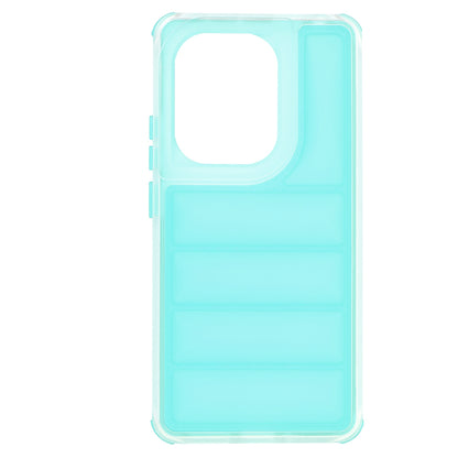 Funda para Xiaomi Redmi Note 13 Pro 4G / Poco M6 Pro 4G, Techsuit, Wave Shield, Turquesa