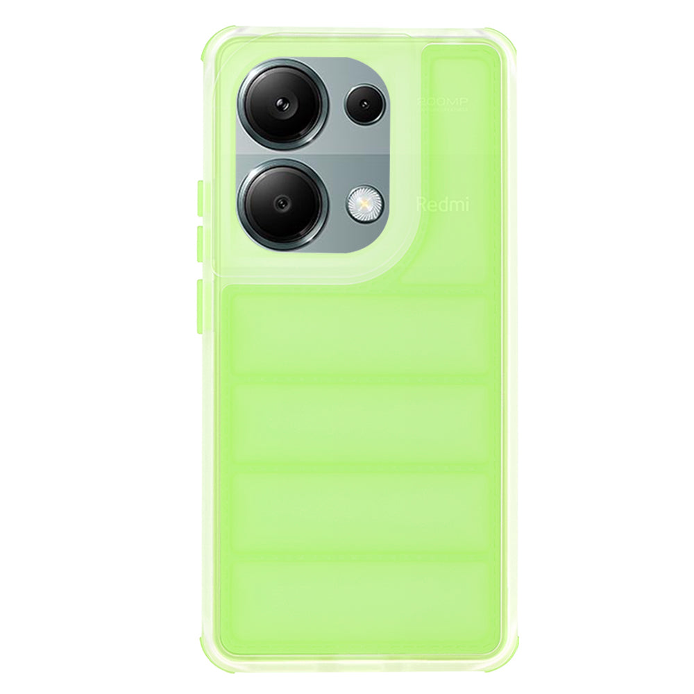 Funda para Xiaomi Redmi Note 13 Pro 4G / Poco M6 Pro 4G, Techsuit, Wave Shield, Verde