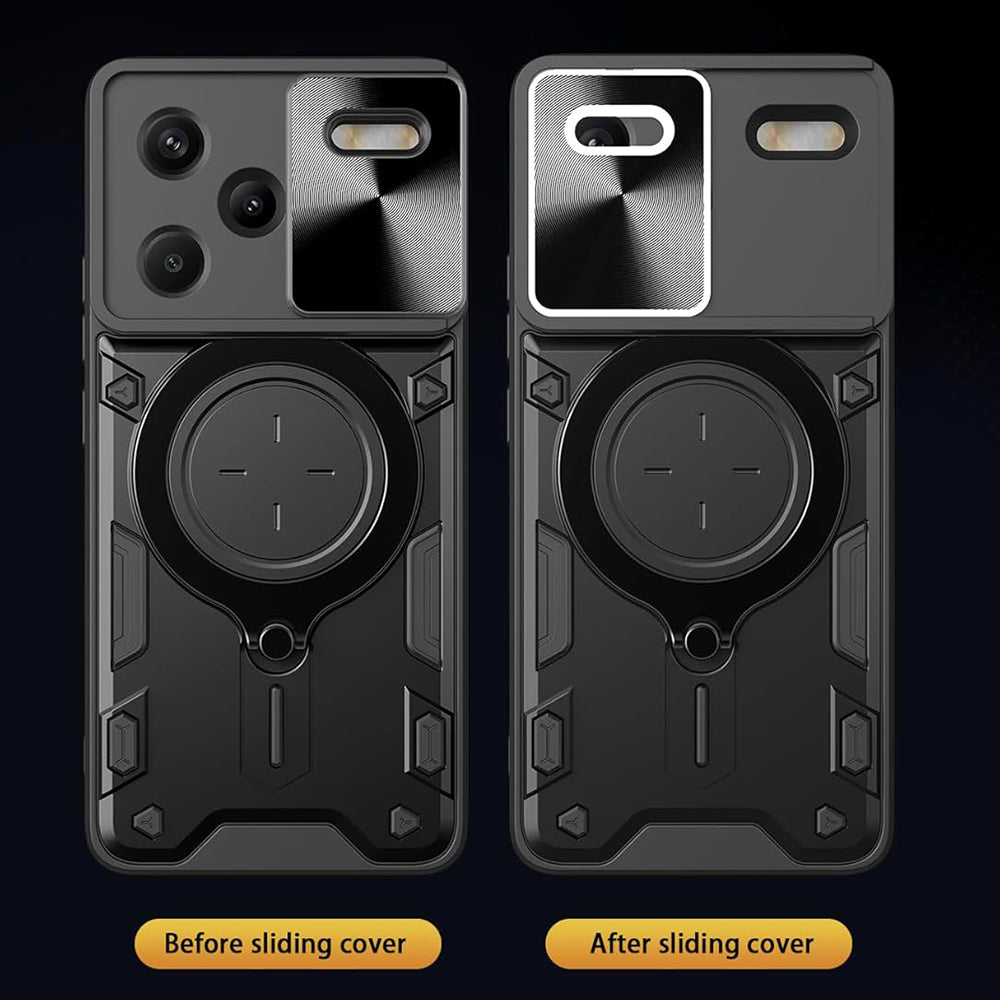 Case for Xiaomi Redmi Note 13 Pro+, Techsuit, CamGuard Pro, Black