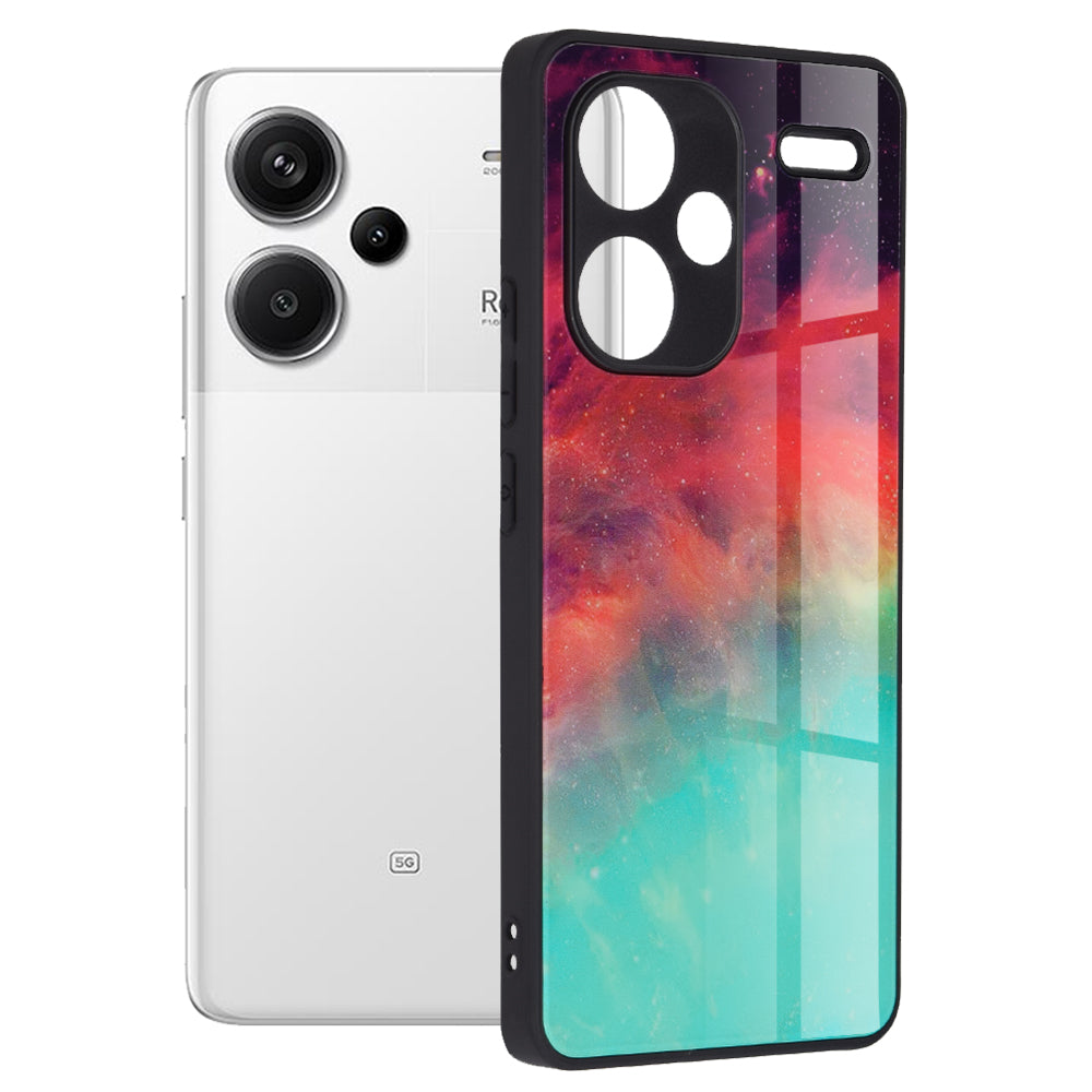 Funda para Xiaomi Redmi Note 13 Pro+, Techsuit, Glaze, Turquesa