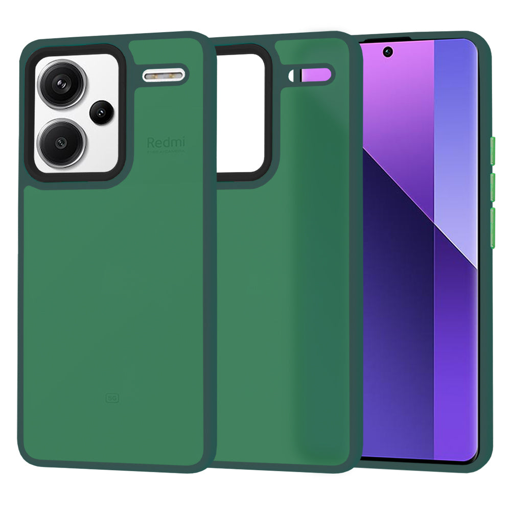 Funda para Xiaomi Redmi Note 13 Pro+, Techsuit, HaloFrost, Verde