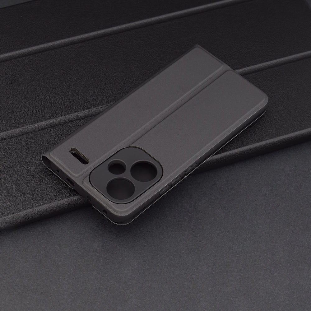 Funda para Xiaomi Redmi Note 13 Pro+, Techsuit, Magskin Book, Negra