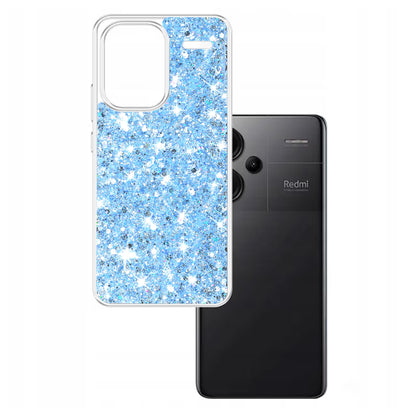 Funda para Xiaomi Redmi Note 13 Pro+, Techsuit, Brillo Brillante, Azul