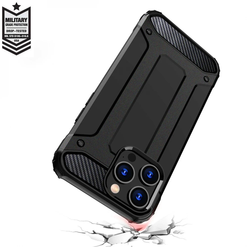 Funda para Xiaomi Redmi Note 14 4G (Regional), Techsuit, Hybrid Armor, Negra