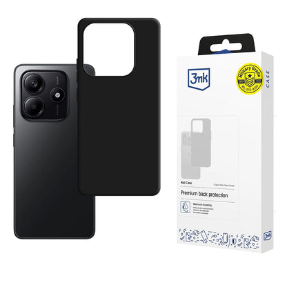 Funda para Xiaomi Redmi Note 14 4G (Estándar), 3MK, Negra Mate