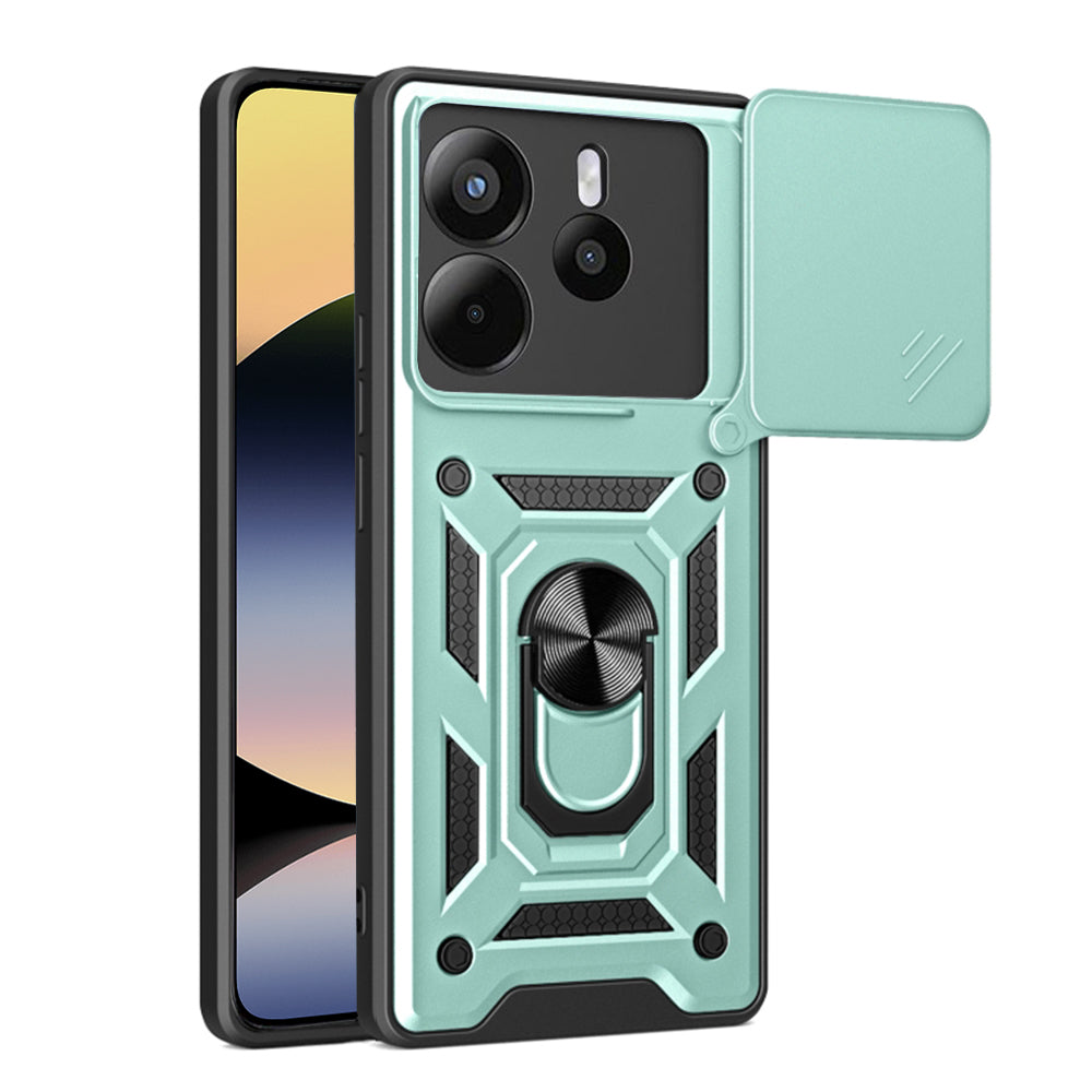 Funda para Xiaomi Redmi Note 14 4G (Estándar), Techsuit, CamShield, Verde