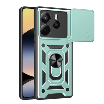 Funda para Xiaomi Redmi Note 14 4G (Estándar), Techsuit, CamShield, Verde
