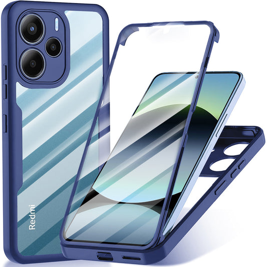Funda para Xiaomi Redmi Note 14 4G (Estándar), Techsuit, ColorVerse 360, Azul