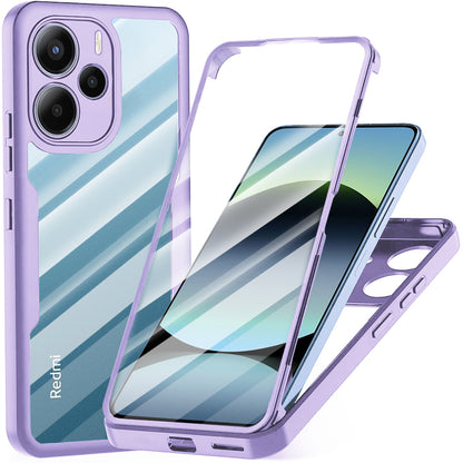 Funda para Xiaomi Redmi Note 14 4G (Estándar), Techsuit, ColorVerse 360, Morado