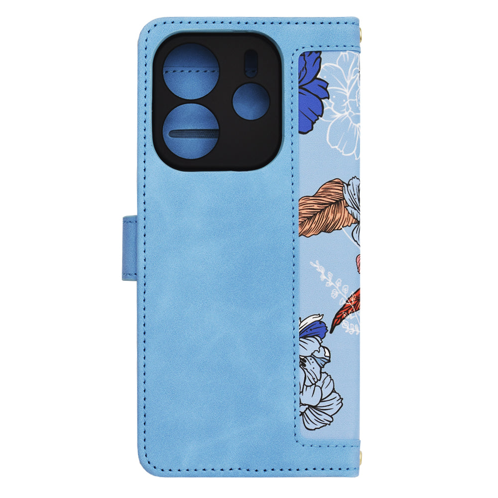 Case for Xiaomi Redmi Note 14 4G (Standard), Techsuit, FlipCraft, Blue