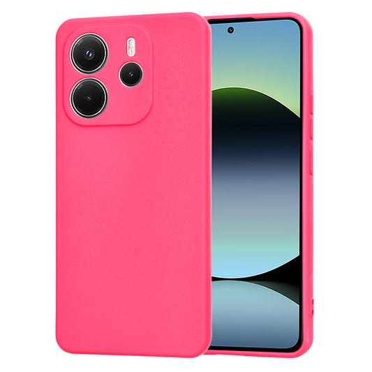Funda para Xiaomi Redmi Note 14 4G (Estándar), Techsuit, SoftFlex, Rosa Oscuro