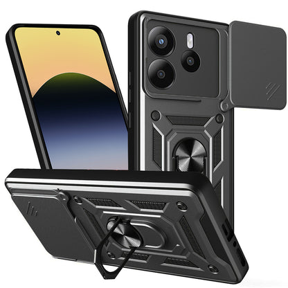 Funda para Xiaomi Redmi Note 14 5G, Techsuit, CamShield, Negra