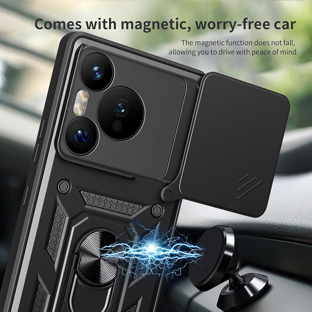 Funda para Xiaomi Redmi Note 14 5G, Techsuit, CamShield, Negra