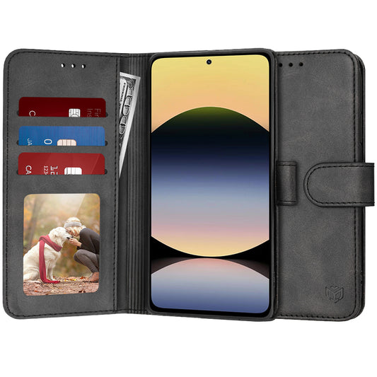 Funda para Xiaomi Redmi Note 14 5G, Techsuit, Diary Book, Negra