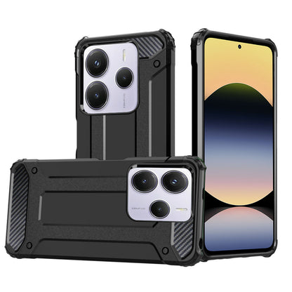 Funda para Xiaomi Redmi Note 14 5G, Techsuit, Hybrid Armor, Negra