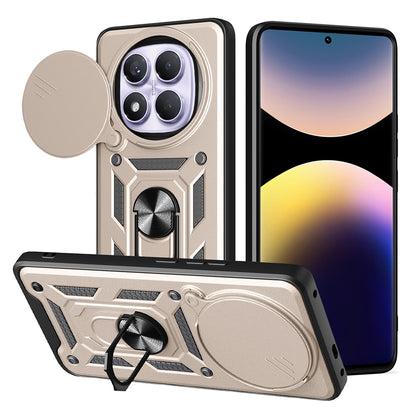 Funda para Xiaomi Redmi Note 14 Pro 4G, Techsuit, CamShield, Dorada