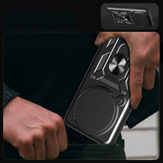 Funda para Xiaomi Redmi Note 14 Pro 4G, Techsuit, CamShield, Negra