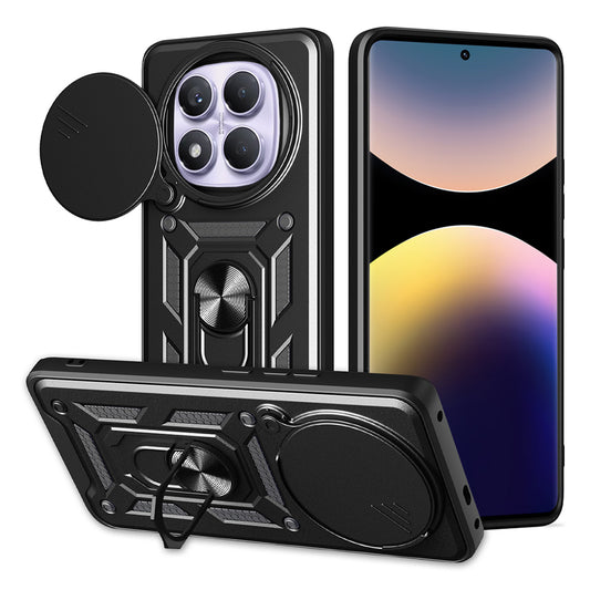Funda para Xiaomi Redmi Note 14 Pro 4G, Techsuit, CamShield, Negra