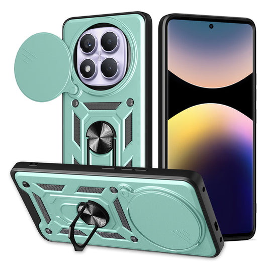 Funda para Xiaomi Redmi Note 14 Pro 4G, Techsuit, CamShield, Verde