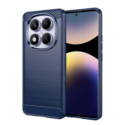 Funda para Xiaomi Redmi Note 14 Pro 4G, Techsuit, Carbono, Azul