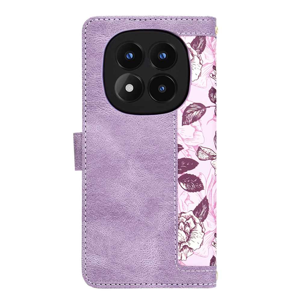 Funda para Xiaomi Redmi Note 14 Pro 4G, Techsuit, FlipCraft, Morado