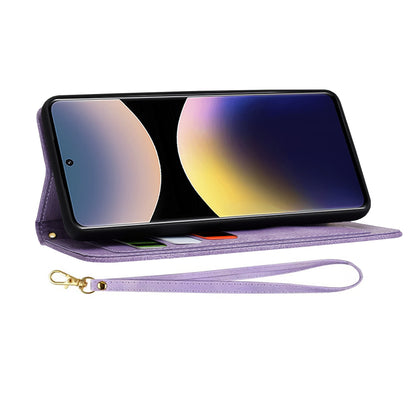 Funda para Xiaomi Redmi Note 14 Pro 4G, Techsuit, FlipCraft, Morado