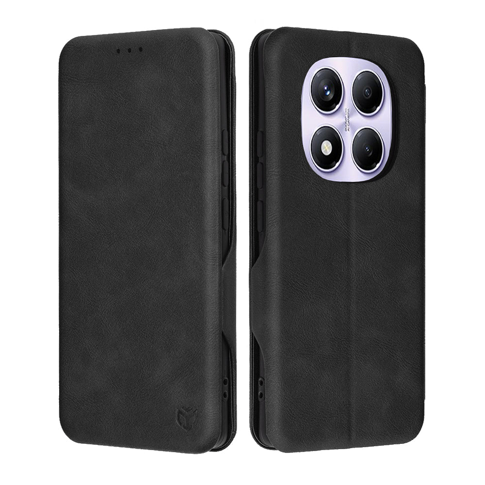 Funda para Xiaomi Redmi Note 14 Pro 4G, Techsuit, Safe Wallet Plus, Negra