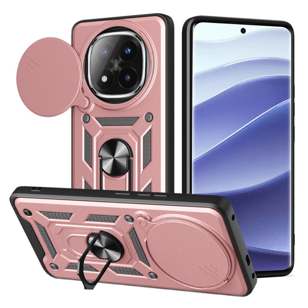 Funda para Xiaomi Redmi Note 14 Pro+ 5G, Techsuit, CamShield, Rosa