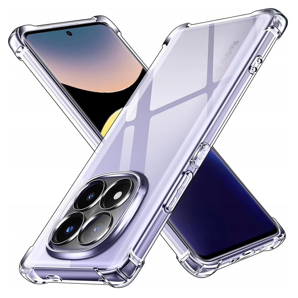 Funda para Xiaomi Redmi Note 14 Pro+ 5G, Techsuit, Antigolpes Transparente, Transparente