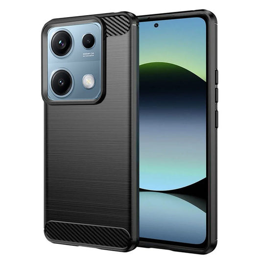 Funda para Xiaomi Redmi Note 14S, Techsuit, Carbono, Negra