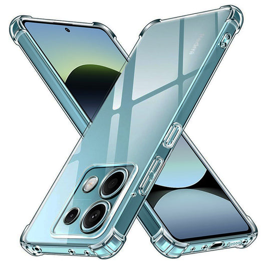 Funda para Xiaomi Redmi Note 14S, Techsuit, Antigolpes Transparente, Transparente
