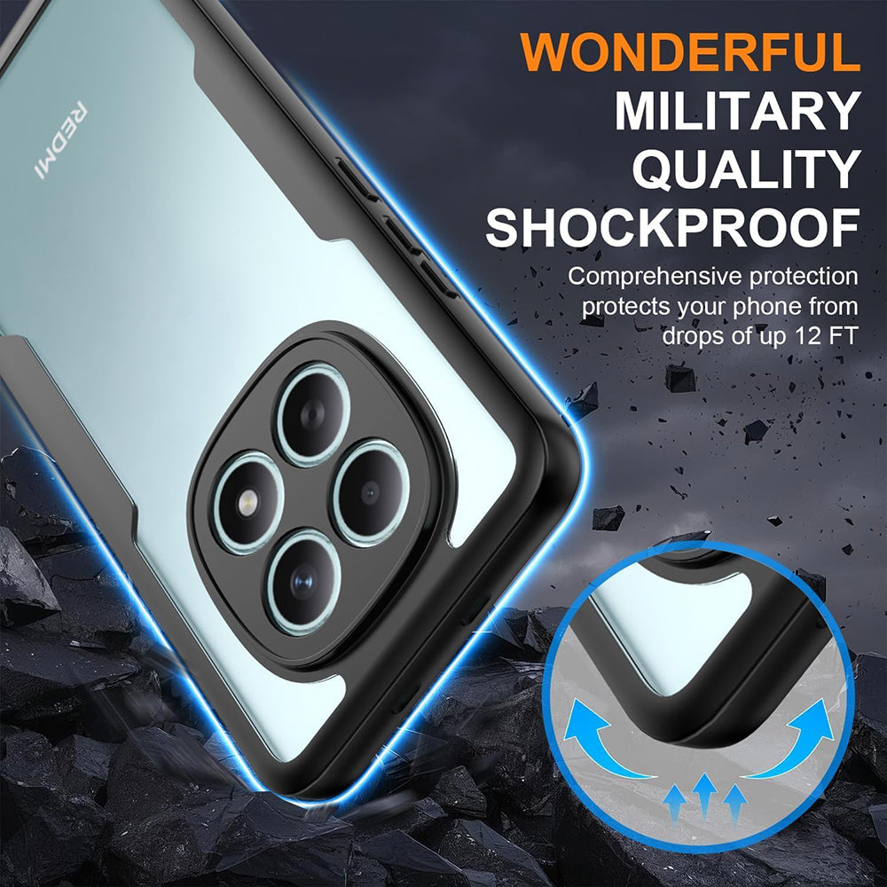 Case for Xiaomi Redmi Note 15 4G, Techsuit, ColorVerse 360, Black