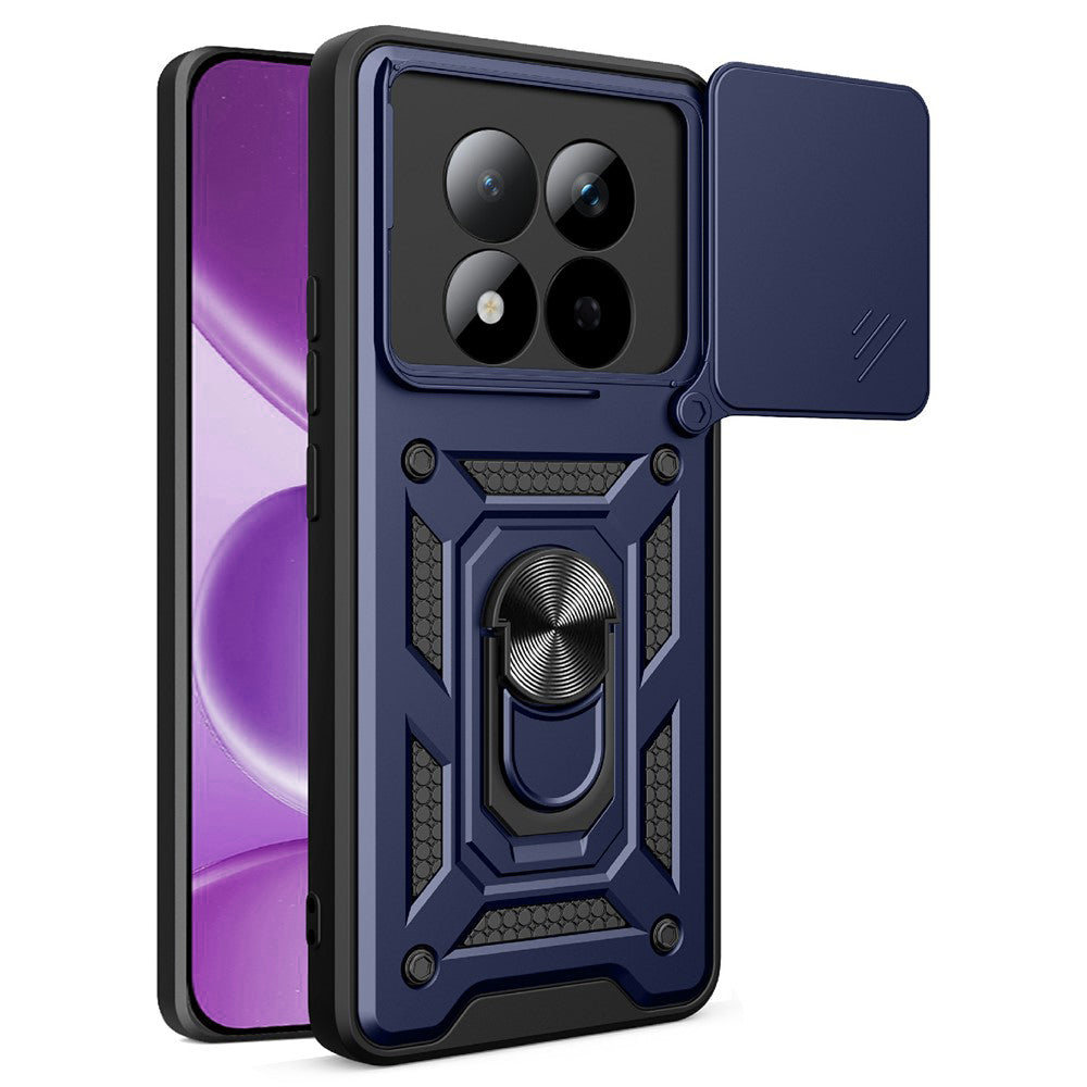 Funda para Xiaomi Redmi Note 15 Pro 4G, Techsuit, CamShield, Azul