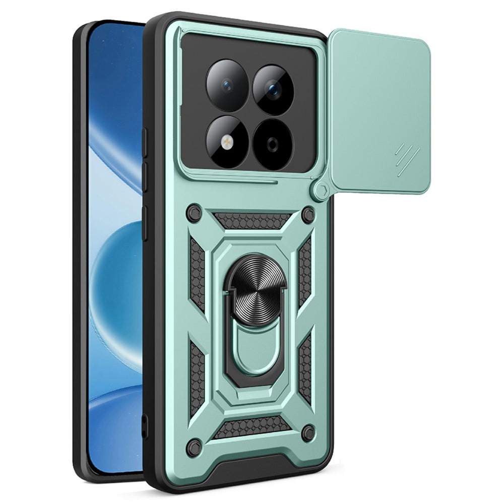 Funda para Xiaomi Redmi Note 15 Pro 5G, Techsuit, CamShield, Verde