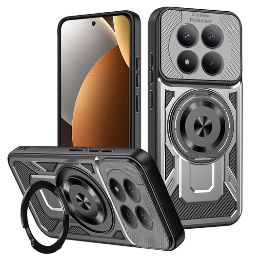 Funda para Xiaomi Redmi Note 15 Pro 5G, Techsuit, RuggedCam, Gris