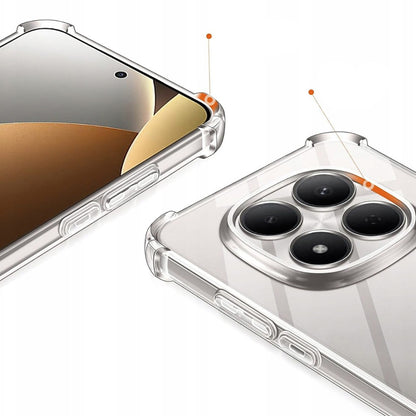 Funda para Xiaomi Redmi Note 15 Pro 5G, Techsuit, Shockproof Clear, Transparente