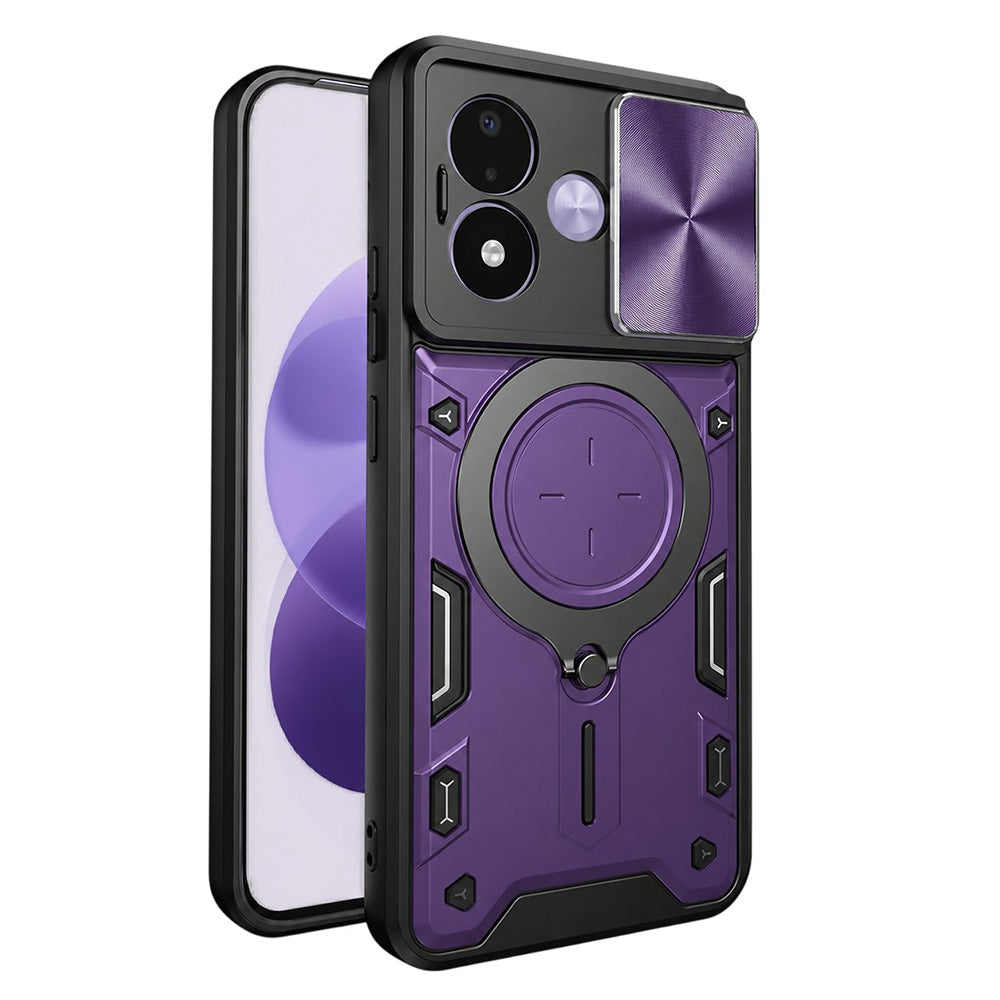 Funda para Xiaomi Redmi Note 17 4G / Note 17 5G, Techsuit, CamGuard Pro, Morada